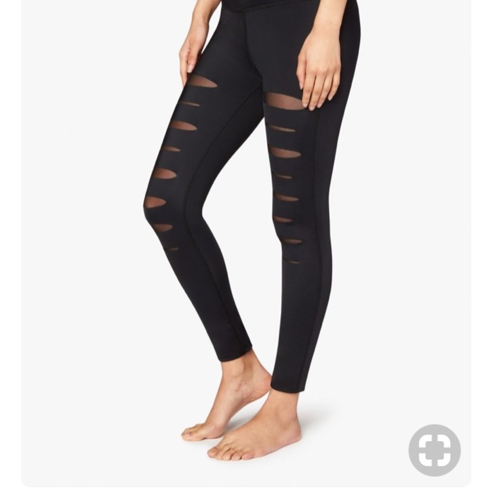 Beyond Yoga Dashing Slashes Leggings NWT